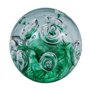 Rêve Boule (227) – Presse-papier moyen env. 7 cm : Motif grosses bulles sur verts – la main fondamentaux