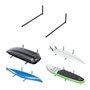 QLS Coffre de toit BOX80 - Support mural - Pour planche de surf, ski, outils de jardin - Support de matériel de sport - 82,5 x 2