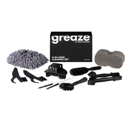 greaze kit de nettoyage pour vélo — kit d'entretien pour vélo — brosse pour chaîne + nettoyeur chaine velo - brosse Claw pour pi