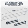Ressorts de charnière de porte pour lave-vaisselle comme 00754869 Kit de réparation avec câbles pour lave-vaisselle Code couleur