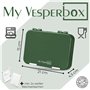 My Vesperbox – Len – Bento Box Enfant – Boîte à déjeuner avec 4+2 compartiments – Extrêmement robuste – Boîte à déjeuner – Boîte