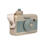 Kindsgut Appareil Photo en Bois, Appareil Photo en Bois pour Les Petits Enfants, Beau Cadeau aux Couleurs subtiles, Aquamarine