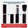 Lens-Aid Pinceau de Nettoyage pour Objectif et Appareil Photo : Pinceau avec Couvercle et Poils Souples pour Nettoyer Objectif,