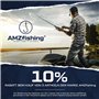 AMZfishing® Lot de 20 émerillons de pêche classiques, Accessoires Peche, avec bouton pression Taille 12 (20 pièces, B : #2)