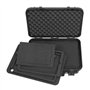TOMcase Mallette pour Tablette, Ordinateur Portable et Accessoires, Mallette étanche ECO à Coque Dure avec Mousse prédécoupée/Cu