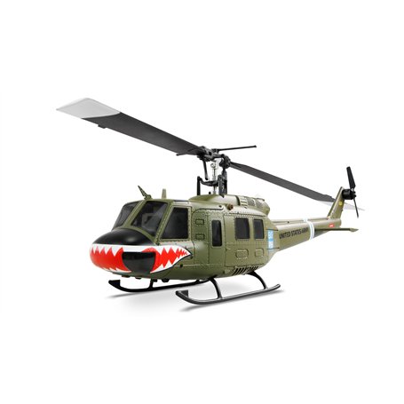 Amewi UH-1 Pro Brushless CP Hélicoptère 6 canaux 6G RTF RC télécommandé Vert