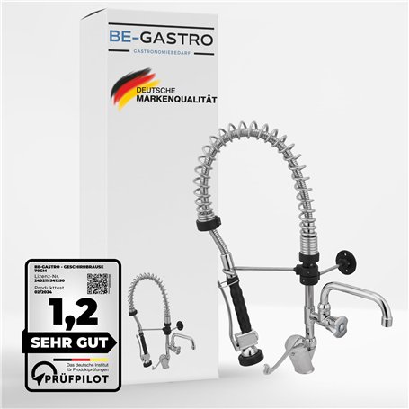 BE-GASTRO I Profi Premium Douchette de vaisselle professionnelle avec robinet