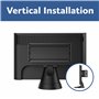 Akasa Turing Case VESA Mounting Kit | Vertically Mounted | Attach to All VESA Mounting Devices (Monitors and TVs) | Black Alumin