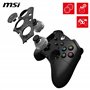 MSI FORCE PRO WIRELESS Manette de jeu PC - 2,4 GHz, Bluetooth, USB Type-C to A - filaire/sans fil, batterie Li-ion 1000mAh (48h)