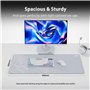 ASUS ROG Scabbard II Arctic Gray XXL Tapis de souris de jeu (grand 900 x 400 mm, surface résistante à l'eau, à l'huile et à la p