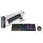 MSI Vigor GK30 IT Clavier Gaming Semi-Mécanique avec RGB LED Rétroéclairé Mystic Light Multimedia Hot Key Keyboard + Souris Full
