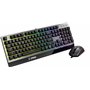 MSI Vigor GK30 IT Clavier Gaming Semi-Mécanique avec RGB LED Rétroéclairé Mystic Light Multimedia Hot Key Keyboard + Souris Full
