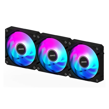 GIGABYTE ECFAN1203 Ventilateur de refroidissement pour PC 120 mm | Débit d'air élevé et fonctionnement silencieux | Roulement à