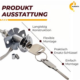 Réchaud à gaz d'extérieur RHP cuisinière de camping I cuisinière à gaz avec 8 cartouches de gaz à baïonnette - avec étui pratiqu