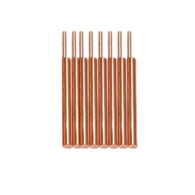 SKIR'CO Lot de 20 petites roulettes de 25 mm pour meubles - En plastique gris - Non pivotantes - Roulettes fixes - Direction uni