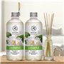 Recharche Diffuseur Roseaux du Jasmin avec Huile Essentielle du Jasmin 2x500ml - Parfum Ambiance - Desodorisant Maison - Diffuse