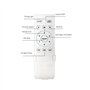 Kit de télécommande universelle pour ventilateur de plafond, 6 vitesses et minuterie, remplacement à distance pour ventilateur d