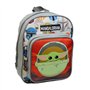 Bagtrotter Sac à Dos Maternelle 31 cm avec Poche Star Wars/The Mandalorian Baby Yoda Gris
