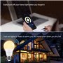 Lepro Ampoule LED E27 Connectee 9W (Equivalent de 60W), E27 LED WiFi Intelligente Blanc Chaud 2700K Dimmable 806LM Compatible av