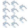 10pcs Clips de Tuyau de Frein de Voiture 1566993 994922 Collier de Retenue Ligne de Frein en Acier au Manganèse Support de Tuyau