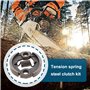 OTOTEC Kit embrayage avec ressort de tension 41491602000 compatible avec débroussailleuse Stihl FS89 FS91 FS94 FS111 FS131 KM91