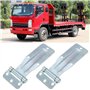 OTOTEC 2 Pièces Charnières en Acier de Voiture Matériel de Charnières Robuste Adapté à La Porte Arrière de Grange Camion Camion 