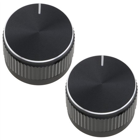 OTOTEC 2 Pièces Bouton Radio à Trou en D 20x13mm Bouton de Type D Demi-Arbre 39109M68K00 Bouton de Bouton Radio Bouton de Contrô