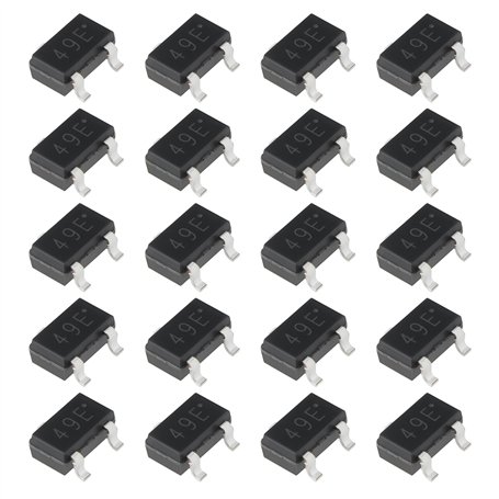 OTOTEC Lot de 20 Capteurs à Effet Hall Linéaires CMS 49E SS49E AH49E Compatibles avec La Lecture de Codes Magnétiques Et de Comm