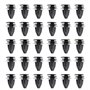 30x Clip de Garniture Seuil Jupe Latérale Extérieure Voiture Attaches de Fixation en Plastique Compatibles avec Mini R50 R53 R56