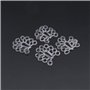 YINETTECH 150pcs Granulés Bandes d'appâts Élastique Support de Plates-Formes Pêche Match de Terminal Grossier Matériel 6mm pour