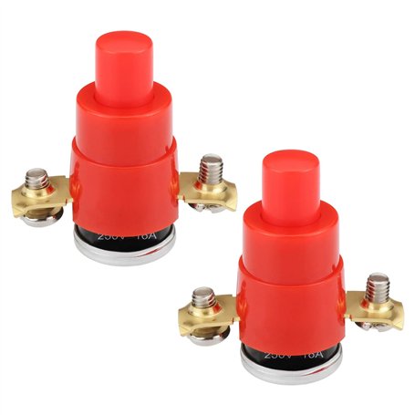 YINETTECH Lot de 2 interrupteurs thermiques à réinitialisation automatique 56 °C 250 V 16 A pour remplacement de disjoncteurs de