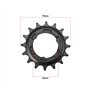 YINETTECH Lot de 2 Pignons D'insertion à 16 Dents pour Vélo VTT Noir Taille de Diamètre Extérieur 70 Mm Diamètre Intérieur 34 Mm