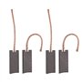 VGOL 4 Pièces Balais de Charbon de Voiture pour Ventilateur de Moteur de Ventilateur de Chauffage Compatible avec VW Compatible