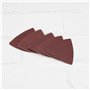 VGOL 50 Accessoires Lot de pour Outils Multifonctions Papier de Verre Triangulaire 80 × 80 Mm Gravier 40/80/120/240 Papier de Ve