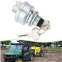 VGOL Interrupteur à Clé Allumage Remplacement à 6 Broches Compatible avec John Deere Compatible avec Gator Military TH 6x4 CS CX
