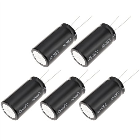 VGOL Lot de 5 Condensateurs électrolytiques Radiaux en Aluminium 3300 µF 50 V -40-105 °C pour équipements de Communication Alime