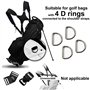 Afforstyle Sangle d'épaule portable de golf - Confortable - Sangle réglable - Accessoire de golf