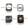 eMagTech Kit de Reconstruction de Diaphragme de Joint de Carburateur 2 Ensembles Compatible avec Les Tronçonneuses Stihl TS410/T