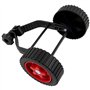 Poggapp Roue de Tondeuse à Gazon Tondeuse à Gazon Universelle Tondeuse à Gazon Ensemble de Roues de Support Réglable Tondeuse Ro