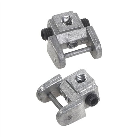 Gokoti Lot de 2 supports de lames de scie à chantourner - Kit de conversion - Adaptateur sans broche en métal - Supports de lame