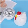 Tagtight Cuiseur à œufs au micro-ondes en forme de poussin - Cuiseur vapeur - Cuiseur à œufs - Micro-œufs - Ustensiles de cuisin