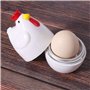 Tagtight Cuiseur à œufs au micro-ondes en forme de poussin - Cuiseur vapeur - Cuiseur à œufs - Micro-œufs - Ustensiles de cuisin