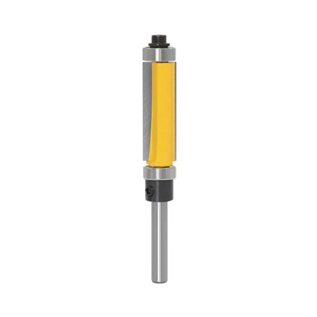 Vkyipg 1/2 Embout de Fraisage pour Défonceuse avec Tige de 6 mm et Roulement Double. Outil de Fraisage pour Défonceuse