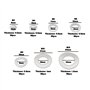 ECSiNG Lot de 350 rondelles élastiques ondulées en acier inoxydable 304 pour fixations domestiques, automobile et mécanique (M3