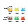 ECSiNG Lot de 120 Mini Fusibles à Lame à Profil Bas APS ATT 32 V pour Automobile 5 A 7,5 A 10 A 15 A 20 A 30 A Adaptés Aux Voitu