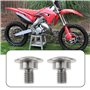 ECSiNG Lot de 6pcs Vis de Protection de Fourche Avant de Moto Compatible avec Honda CR125 250 CRF450