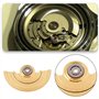 ECSiNG 1 Pièce de Montre à Rotor Oscillant avec Roulement à Billes Marteau Automatique Compatible avec Tudor 2824 2836 Or