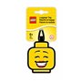 Lego Iconic Girl Face Étiquette de bagage en silicone pour voyage