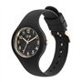 ICE-WATCH Ice Glitter Montre Femme Analogique Quartz avec Bracelet Silicone IC015347