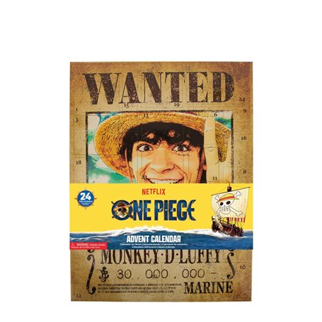 CINEREPLICAS - Calendrier de l'Avent One Piece 2025 - Licence officielle